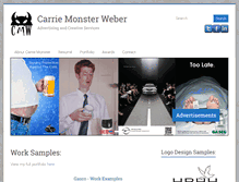 Tablet Screenshot of carriemonster.com